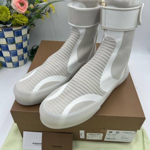 Men’s Burberry knitted sub high top sock, sneakers size 45 - Picture 14 of 14